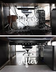 The cable tidy cord organizer is a flexible tube that hides all of those unsightly cables behind the tv or around the computer system. How To Organize A Tangled Mess Of Cables Under Your Desk