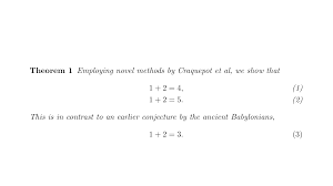 Italic Equation Numbers For Ieeeeqnarray Within Theorem Tex Latex Stack Exchange