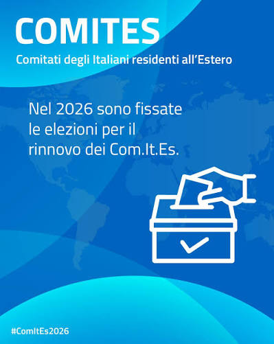 I Comitati degli Italiani all'Estero rappresentano i connazionali nei rapporti con Ambasciate e Consolati. Per partecipare al voto alle elezioni #ComItEs2026 dovrai inviare una richiesta al tuo Consolato. Seguici per scoprire le