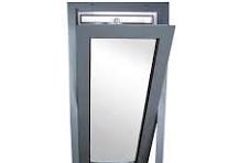 Ventana abatible eléctrica de aluminio con pivote central ...