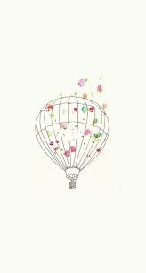 圖手機桌布分享 女孩板 dcard cool drawings hot air balloon drawing easy drawings