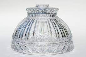 Vintage Glass Lampshade Bowl Shaped