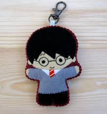 Harry Potter Cute Plush Felt Keychain Bag Charm Harry Potter Mini Akindoll Collection Harry Potter Ornaments Harry Potter Felt Harry Potter Dolls