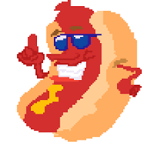 Pixilart Cartoon Hotdog By Jackywacky Street food illustration stickers, batches set. pixilart cartoon hotdog by jackywacky