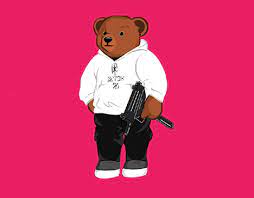 Animal bear cartoon character cute design flat funny gang gangster hug icon illustration logo mascot outline peluche sticker sweet tattoo vector. Gangsta Projects Photos Videos Logos Illustrations And Branding On Behance