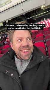 Ice Rink under Stadium Ottawa Canada