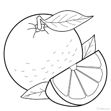 On june 18, 2019june 18, 2019 by coloring.rocks! Online Coloring Pages Coloring Page Orange Fruit Download Print Coloring Page