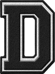 Presentation Alphabets Black Varsity Letter D Varsity Letter Lettering Alphabet Lettering