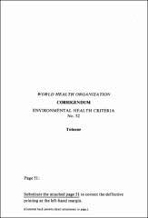 And replicate dna allow study the human. World Health Organization Environmental Health Criteria No 52 Page 51 Substitute The Attached Page 51 To Correct The Deffectiv