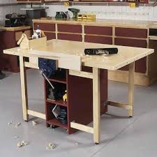 Nice table from popular mechanics. Wood Magazine Woodworking Project Paper Plan To Build Drop Leaf Workbench