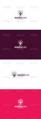 Fully Editable Logo Cmyk Ai Eps Psd Png Files Easy To Change Color And Text Tree Logos Geometric Logo Logo Templates
