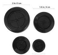 Raindrops Rubber Grommets Black Protective Cable Gaskets for Machine Use  8Pcs