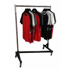 They fold up flat, so they can easily be stored away, and they can easily be set up when needed for use. Only Hangers 41 In L Deluxe Adjustable Z Rack Garment Rack W Black Base Chome Clothing Rack Heavy Duty Clothes Rack Small Space Design