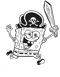 Pirate Spongebob Colouring Pages Pirate Coloring Pages Cartoon Coloring Pages Mermaid Coloring Pages