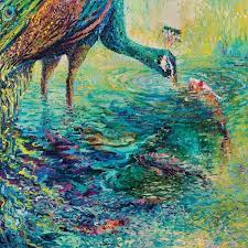 Maybe you would like to learn more about one of these? Dakota Fields Iris Scott Peacock Diptych Panel Ii Painting On Wrapped Canvas Wayfair