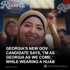 Georgia's New Gov Candidate Says, 'I'm as Georgia as We Come,' While  Wearing a Hijab: She wasn't born in Georgia, or even the United States. Tap  the link to get the full