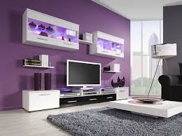 Purple Black And Silver Living Room Ideas Purple Living Room Living Room Wall Units Living Room Designs