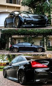 Bossy Black Infiniti G37 Gets Aftermarket Front Bumper With Fog Lights Infiniti G37 Custom Wheels Nissan Infiniti