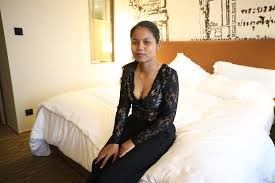 Her first VR porn experience revealed