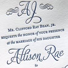 Check spelling or type a new query. Letterpress Wedding Invitations The Allison Mospens Studio
