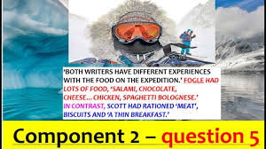 For posts about aqa gcse english language, you may find the following links useful: Eduqas Gcse English Language Paper 2 Question 5 Comparison Captain Scott Ben Fogle Exam Youtube