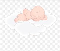 Anjos dormindo nas nuvens, bebê, criança, desenho mão png | PNGWing