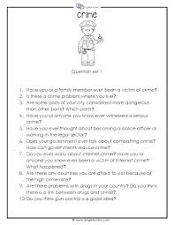 20 Questions Speaking Challenge Crime English Unite This Or That Questions Conversational English 20 Questions