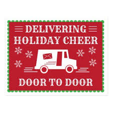 Post Office Postal Worker Holiday Thank You Postcard Zazzle Com Thank You Postcards Custom Thank You Cards Postal Worker