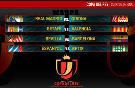 Estaciones y partes de nieve. Cuartos Copa Del Rey 2019 Partidos De Ida Horarios Y Tv