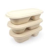 900ml Compostable Bamboo Fiber Fast Food Box