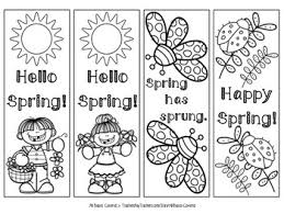 Get your free printable spring coloring pages at allkidsnetwork.com. Spring Bookmarks To Color By All Bases Covered Tpt