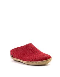 Buy Glerups Slipper Suede Sole Red Online Now At Shoe La La