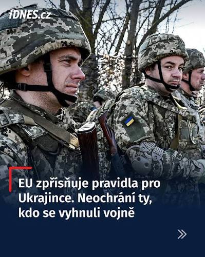Přísnější podmínky pro Ukrajince zavádí nově státy Evropské unie (EU). Opatření se týká mužů v odvodovém věku, kteří nesplnili ve své vlasti vojenskou povinnost. Ti již nebudou mít nárok na udělení dočasné