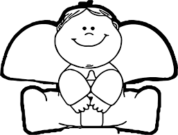 Nice Baby Boy Angel Coloring Page Angel Coloring Pages Coloring Pages Boy Coloring