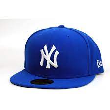 New Era Yankees Basic Cap Blue Azure Hats For Men New Era Yankees Yankees Fitted Hat
