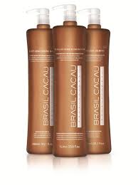 Brasil cacau es un tratamiento reparador, además, alisa tu cabello de una forma excepcional. Brazilian Straightening Pack Cadiveu Brasil Cacau Eco With Keratin 3x1l Brasilybelleza