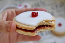 It was celebrated in much the same way as it was across catholic europe, with. Empire Biscuits Classic Scottish Iced Cookies With Raspberry Jam Christina S Cucina