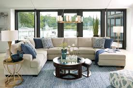 Marion Coffee Table With Nesting Stools Ashley Furniture Homestore Living Room Furniture Living Room Sets Furniture