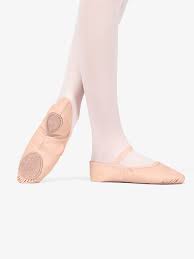 Adult Leather Split Sole Ballet Shoes