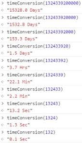 How many nanosecond in 1 second? How To Convert Time In Milliseconds To Hours Min Sec Format In Javascript Stack Overflow
