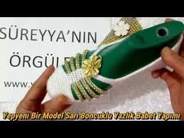 Yepyeni Bir Model Sari Boncuklu Yazlik Babet Yapimi Youtube Patikler Babetler Orgu