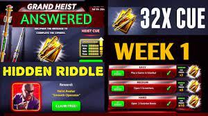 Each riddle brings you one step closer to the ultimate . Grand Heist Riddles Week 1 Hidden Riddle Answered 8bp 8 Ball Pool Youtube