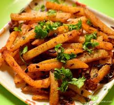 Shallow Fried South Indian French Fries Recipe Photos Indian Food Recipes Vegetarian Recipes Veg Dishes
