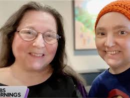 Woman makes new friend