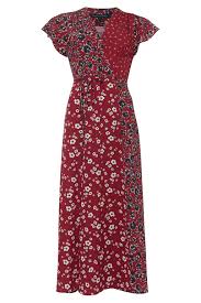 Aliyah Crepe Floral Maxi Dress