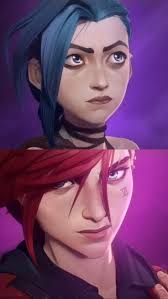 Arcane Jinx and Vi