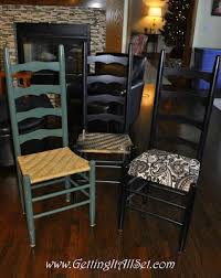 Getting It All Set Ladder Back Chair Revamp Dining Furniture Makeover Ladder Back Chairs Rustic Dining Furniture