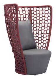 Beach Chair Cranberry Gray Furniture Homedecor Interiordesign Design Decor Home Living Office Outdoor Chairs Woven Chair Gray Patio Furniture