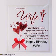 Even a day without you makes me feel lonely. Happy Birthday Wishes For Wife With Name And Photo