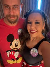 Tim Hiles and I just got back from a Disney trip for our 23rd wedding  anniversary. Here are our Disney Bounding outfits! Mickey and Minnie theme  Aladdin theme Beauty and the Beast